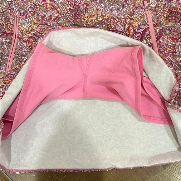 T by Talbots Pink Paisley Skort - Picture 5 of 9